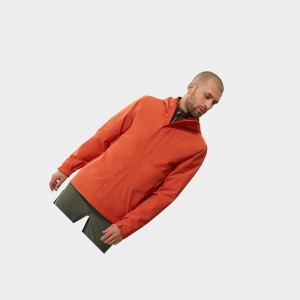 3 in 1 Jackets The North Face Carto Triclimate Hombre Naranjas | 98041-DVOP