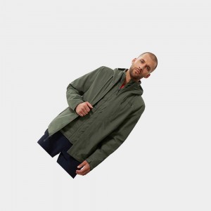 3 in 1 Jackets The North Face Carto Triclimate Hombre Verde Oliva Verdes | 64051-OHJR