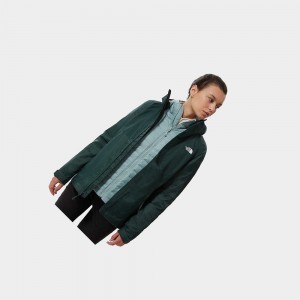 3 in 1 Jackets The North Face Down Dryvent™ Triclimate Mujer Verdes | 14592-FPIV
