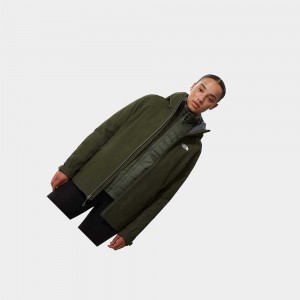 3 in 1 Jackets The North Face Inlux Triclimate Mujer Verde Oliva | 26754-KXRN