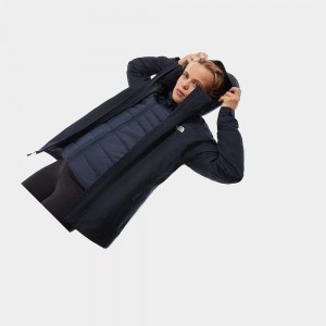 3 in 1 Jackets The North Face Inlux Triclimate Mujer Azul Marino Azul Marino Claro | 91074-SQPG