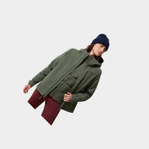 3 in 1 Jackets The North Face Mountain Light Futurelight™ Triclimate Mujer Verde Oliva Verdes | 70821-FCRY