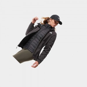 3 in 1 Jackets The North Face Mountain Triclimate® Mujer Negros Blancos | 61472-UQYJ