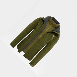 3 in 1 Jackets The North Face Mountain Zip-in Triclimate® Hombre Verdes | 51423-VLDU