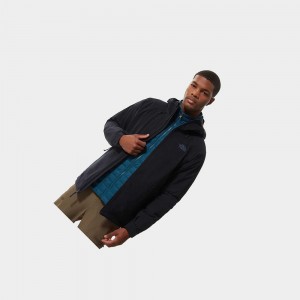 3 in 1 Jackets The North Face Thermoball™ Eco Triclimate Hombre Azul Marino Azules | 10897-UCEB