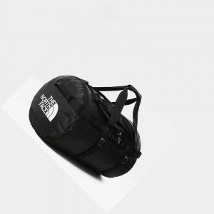 Bolso Duffel The North Face Base Camp Duffel - Medium Mujer Negros Blancos | 94271-DHRF