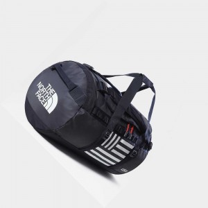 Bolso Duffel The North Face International Base Camp Duffel Mujer Azul Marino Blancos | 31679-KCOY