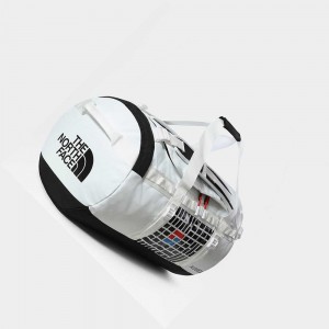 Bolso Duffel The North Face International Base Camp Duffel Hombre Blancos Negros | 07136-RDGJ