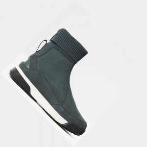 Botas The North Face Sierra Pull-on Mujer Verde Oliva Oscuro | 04129-HELN