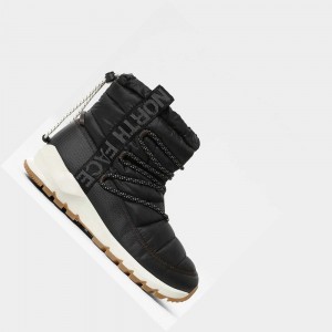 Botas The North Face Thermoball™ Lace-up Mujer Negros Blancos | 07452-WSKE