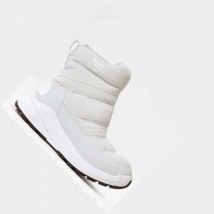 Botas de Invierno The North Face Nuptse Boots Ii Mujer Grises Blancos | 02531-TFUI