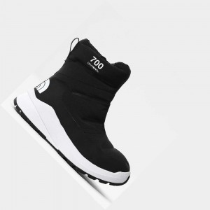 Botas de Invierno The North Face Nuptse Boots Ii Mujer Negros Blancos | 41263-CFIM