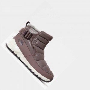 Botas de Invierno The North Face Thermoball™ Pull-on Mujer Grises Oscuro Morados Morados Oscuro | 80953-NIUT