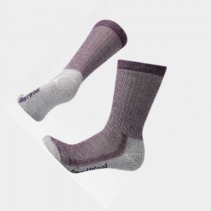 Calcetines The North Face Hike Medium Crew Mujer Morados Grises | 13942-WUZA