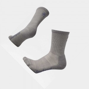 Calcetines The North Face Hike Ultra Light Crew Hombre Grises | 63514-MEVA
