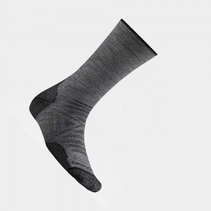 Calcetines The North Face Smartwool Outdoor Light Crew Hombre Grises | 12853-WYZE