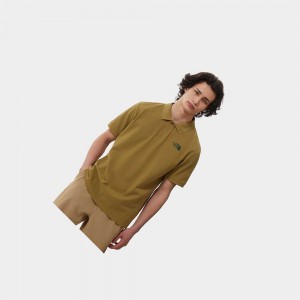 Camisa Polo The North Face Piquet Hombre Verdes | 13706-OEPM