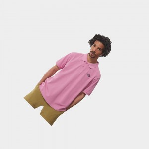 Camisa Polo The North Face Piquet Hombre Naranjas | 10836-HQOX