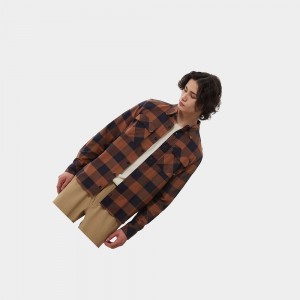Camisas The North Face Aletsch Hombre Azul Marino | 54812-JWQY
