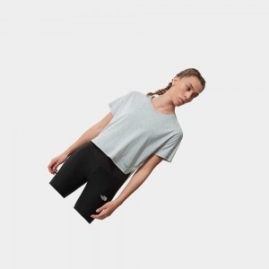 Camiseta The North Face Active Trail Dawn Dream Mujer Plateados Azules | 56230-VJPC