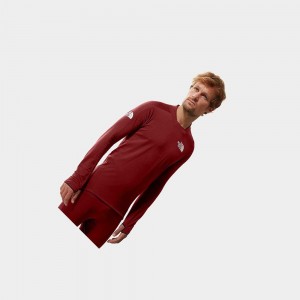 Camiseta The North Face Amk L1 Dot Fleece Hombre Rojos | 04381-IVBW