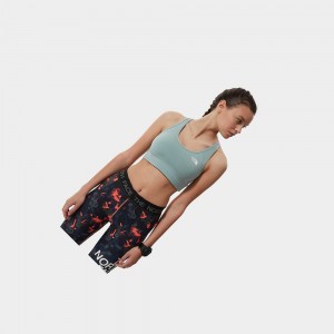 Camiseta The North Face Bounce Be Gone Sports Bra Mujer Plateados Azules Blancos | 07586-IGXF