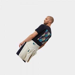 Camiseta The North Face Climb Graphic Hombre Azul Marino | 13264-RBDL