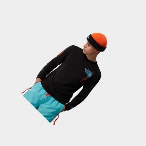 Camiseta The North Face Expedition Graphic Long-sleeve Hombre Negros | 46810-YWHR