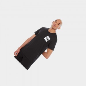 Camiseta The North Face Fine Hombre Negros | 94052-UKIV