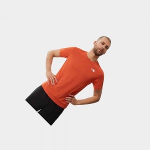 Camiseta The North Face Foundation Hombre Naranjas | 82439-ITPK