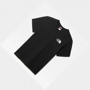 Camiseta The North Face International Classic Climb Hombre Negros | 62895-HSXT