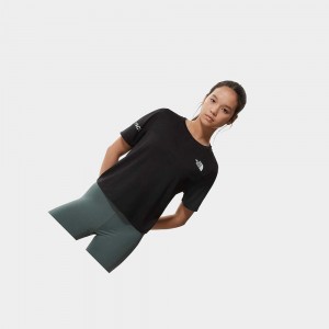 Camiseta The North Face Mountain Athletics Mujer Negros | 02645-ASIT