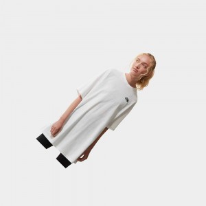 Camiseta The North Face Mujer Blancos | 53790-GTJP