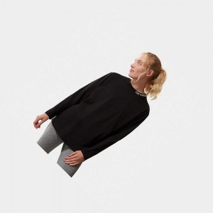 Camiseta The North Face New Zumu Long-sleeve Mujer Negros | 46837-PSXV