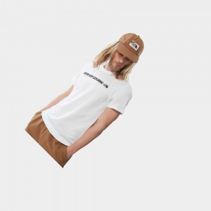 Camiseta The North Face Open Gate Short-sleeve Hombre Blancos | 54768-STZV