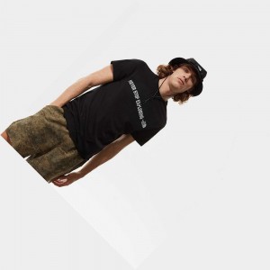 Camiseta The North Face Open Gate Short-sleeve Hombre Negros | 09184-XMDB