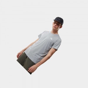 Camiseta The North Face Reaxion Amp Hombre Grises | 32819-WXBT