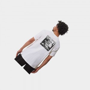 Camiseta The North Face Redbox Celebration Hombre Blancos | 14067-YRTA