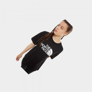 Camiseta The North Face Relaxed Easy Mujer Negros | 60918-ZFSR
