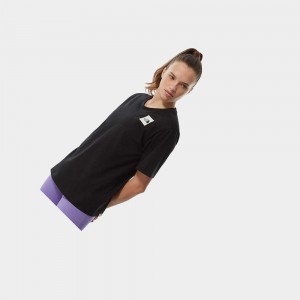 Camiseta The North Face Relaxed Fine Mujer Negros | 86973-DPAS