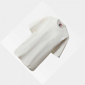 Camiseta The North Face Relaxed Redbox Mujer Blancos | 52904-WTDS