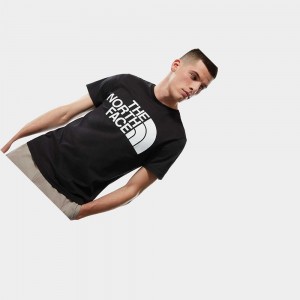 Camiseta The North Face Standard Hombre Negros | 78903-HIQB