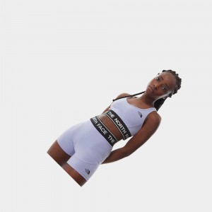 Camiseta The North Face Tech Bra Mujer Lavanda | 18269-EKWX