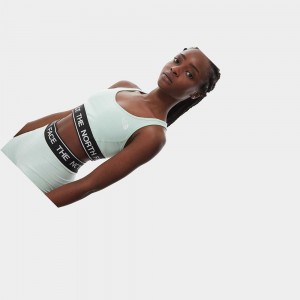 Camiseta The North Face Tech Bra Mujer Verdes | 47520-ICGB