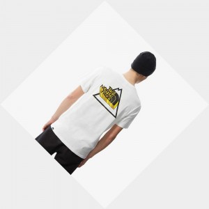 Camiseta The North Face Threeyama Hombre Blancos | 64195-OKPX