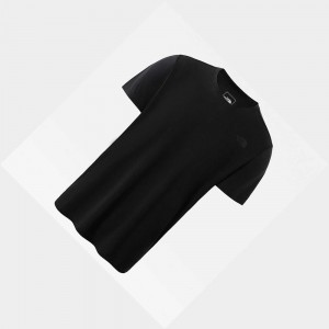 Camiseta The North Face Wander Hombre Negros | 10439-WFVI