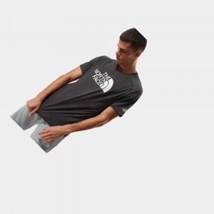 Camiseta The North Face Wicker Graphic Hombre Negros | 31894-EHSP