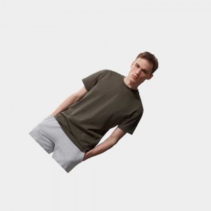 Camiseta The North Face Zumu Hombre Verdes | 27850-KPQV