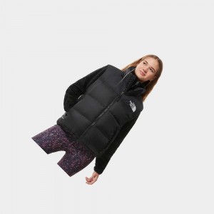 Chaleco The North Face 1996 Retro Nuptse Mujer Negros | 94631-KBQL