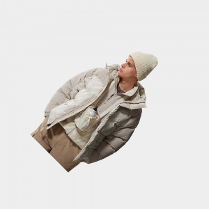 Chamarra Pluma The North Face Printed Himalayan Hombre Plateados Grises | 25187-VRHW